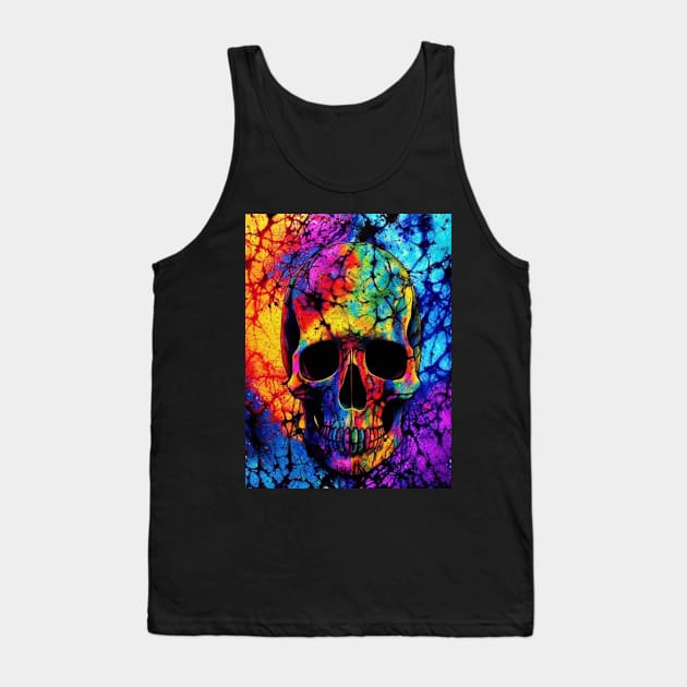 Trippy Rainbow Skull Tank Top by Trip Tank